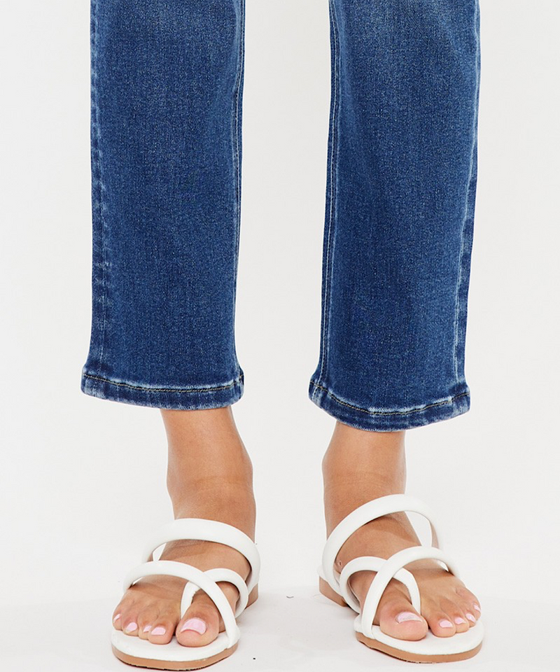 The Straight Fit Full Band Cropped Jean (Medium)
