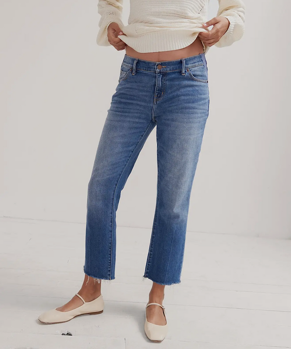 HATCH: The Crop Maternity Jean (Indigo)