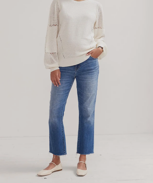 HATCH: The Crop Maternity Jean (Indigo)