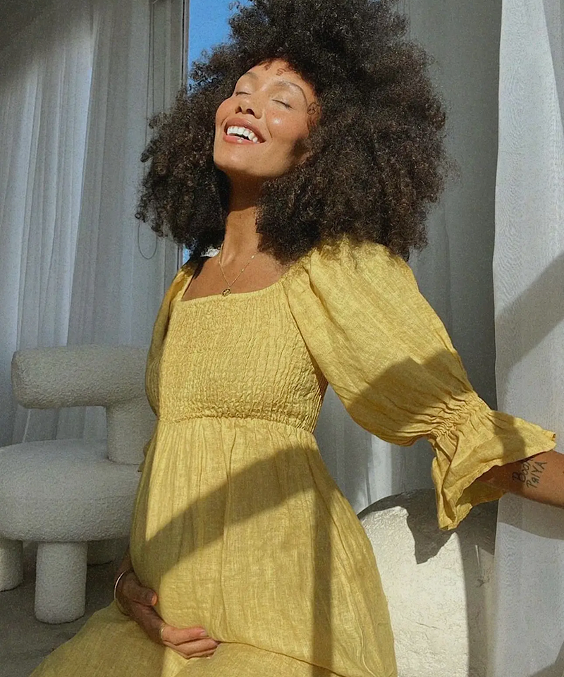 The Deia Dress (Sunflower)