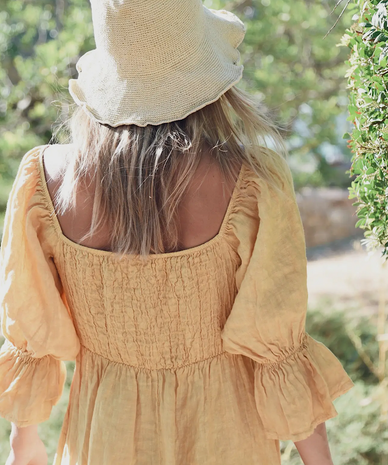 The Deia Dress (Sunflower)