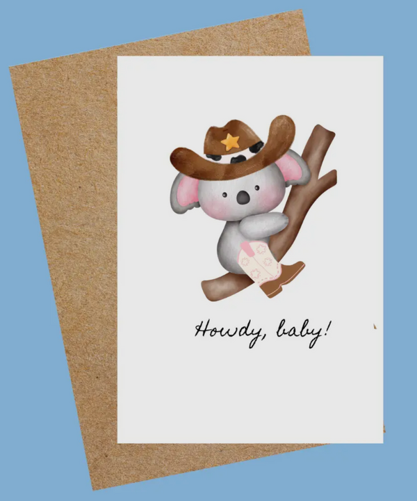 The Howdy, Baby Card