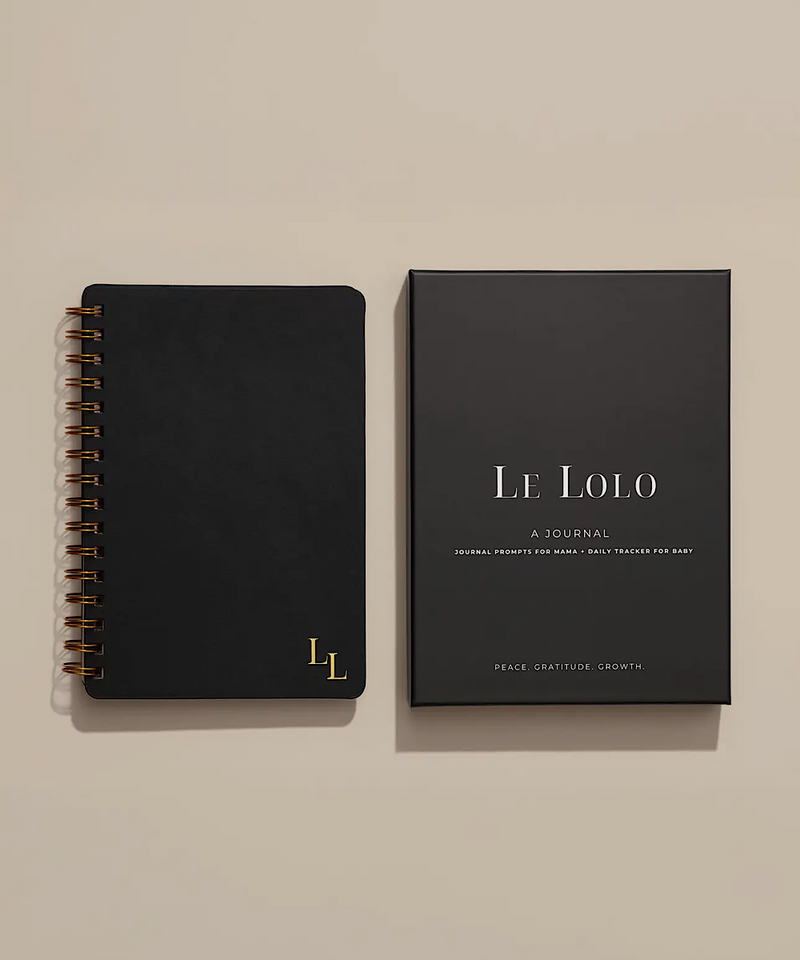 Journal: Journal Prompts For Mama + Daily Tracker For Baby
