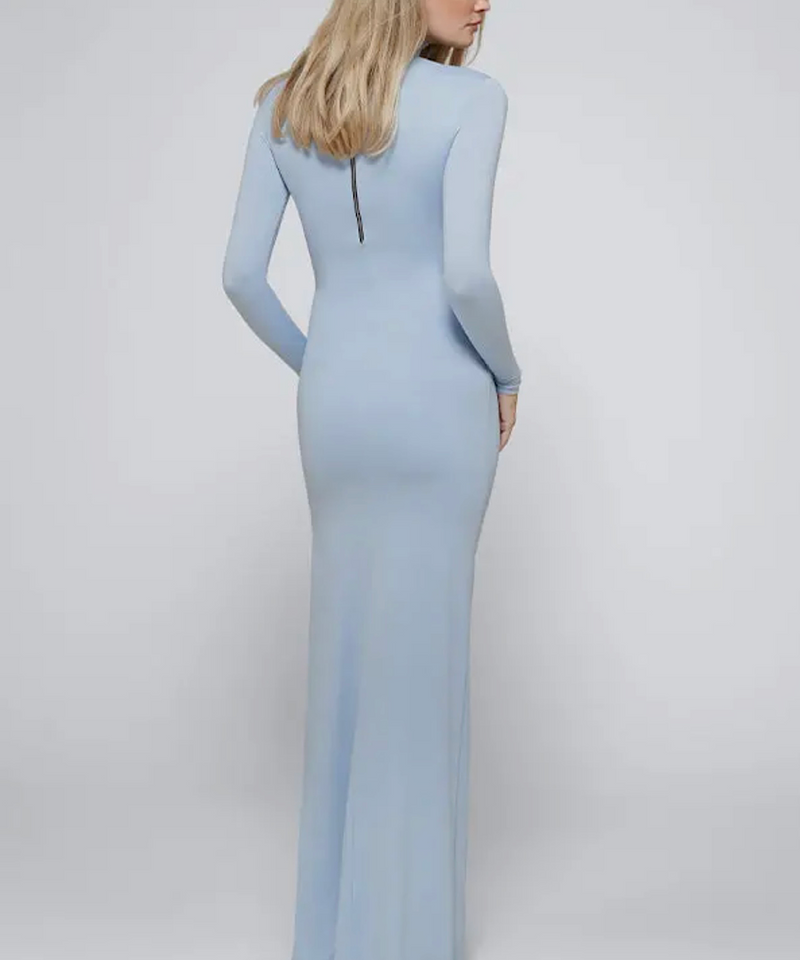 BUMPSUIT: The Monica Dress (Powder Blue)