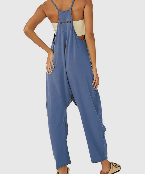 The Daily Mama Jumpsuit (Denim Blue)