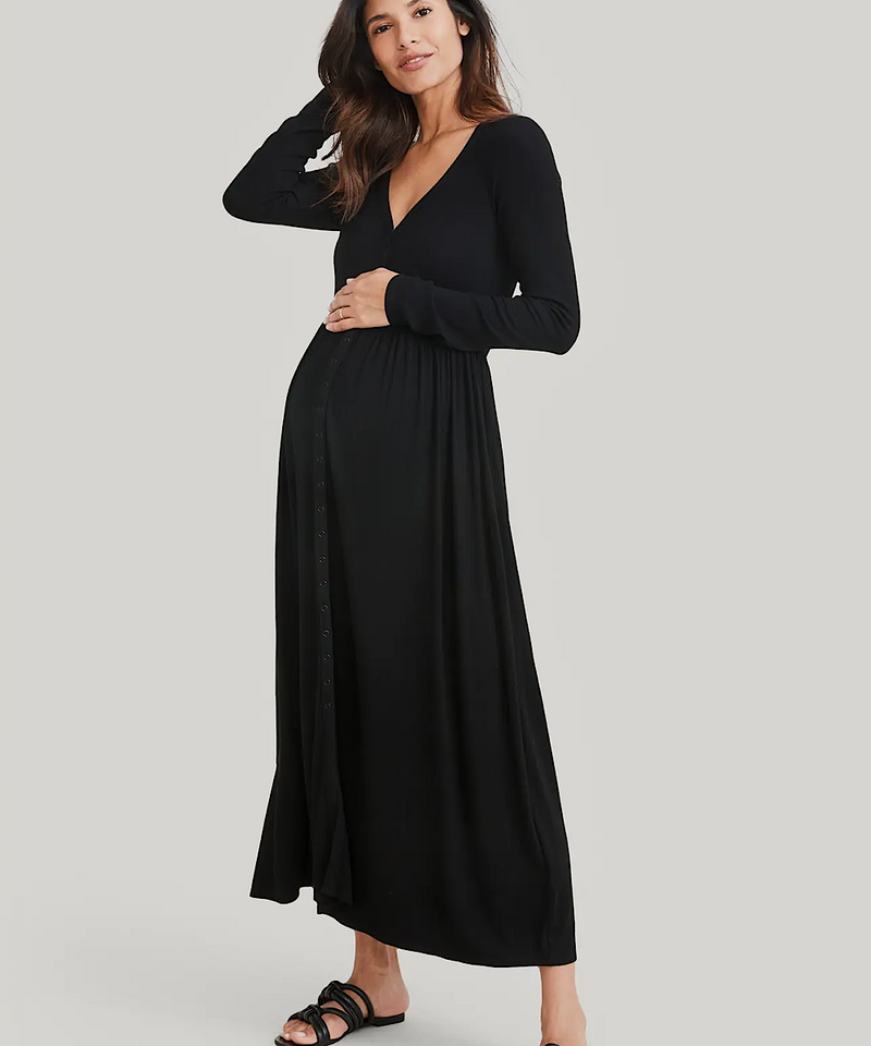 HATCH: The Softest Rib Nursing Dress