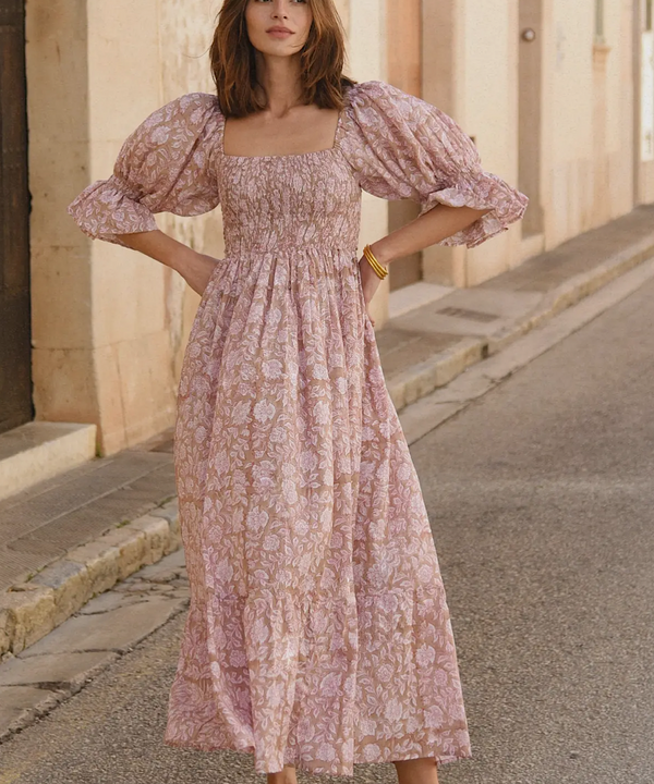 The Amara Dress (Guava)