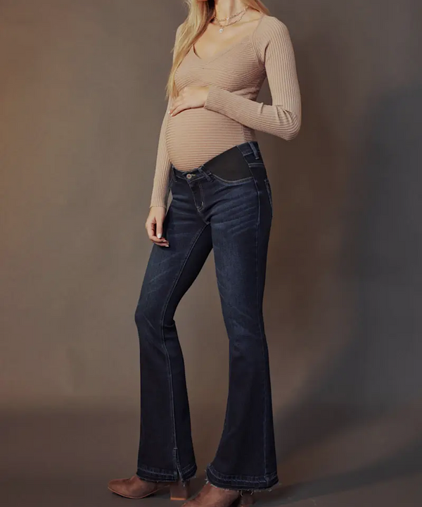 The Maternity Dark Flare Jean