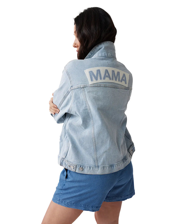 The MAMA Denim Jacket - Blue