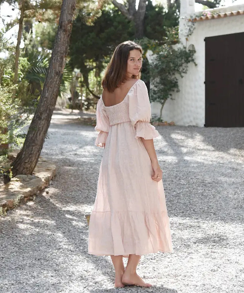 The Deia Dress (Blush)