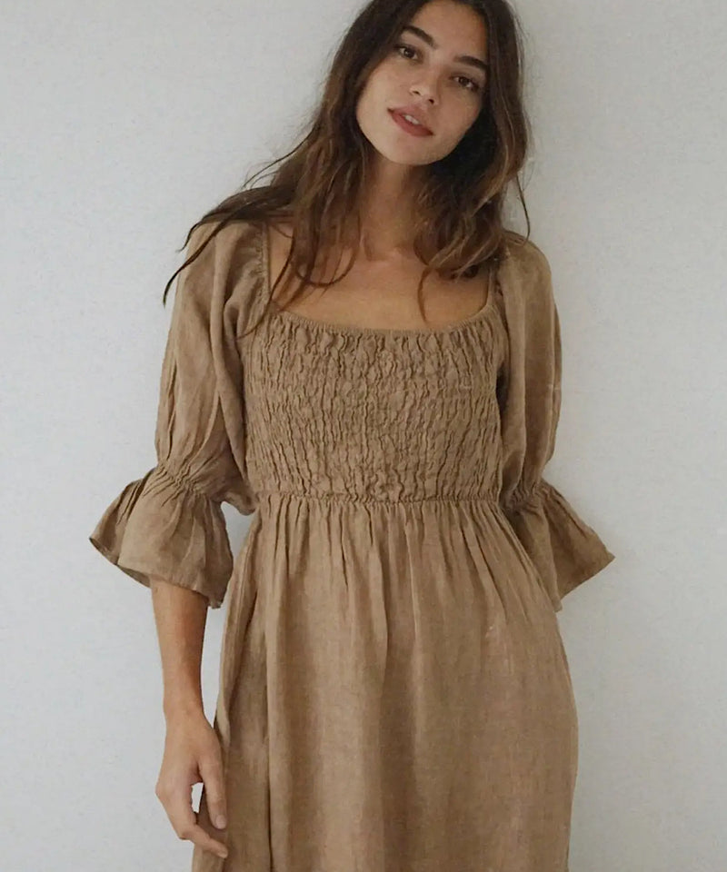 The Deia Dress (Sage)