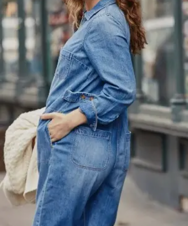 HATCH: The Everyday Denim Nursing Jumpsuit