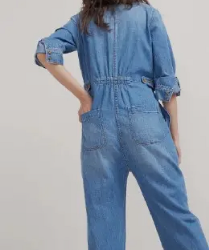 HATCH: The Everyday Denim Nursing Jumpsuit