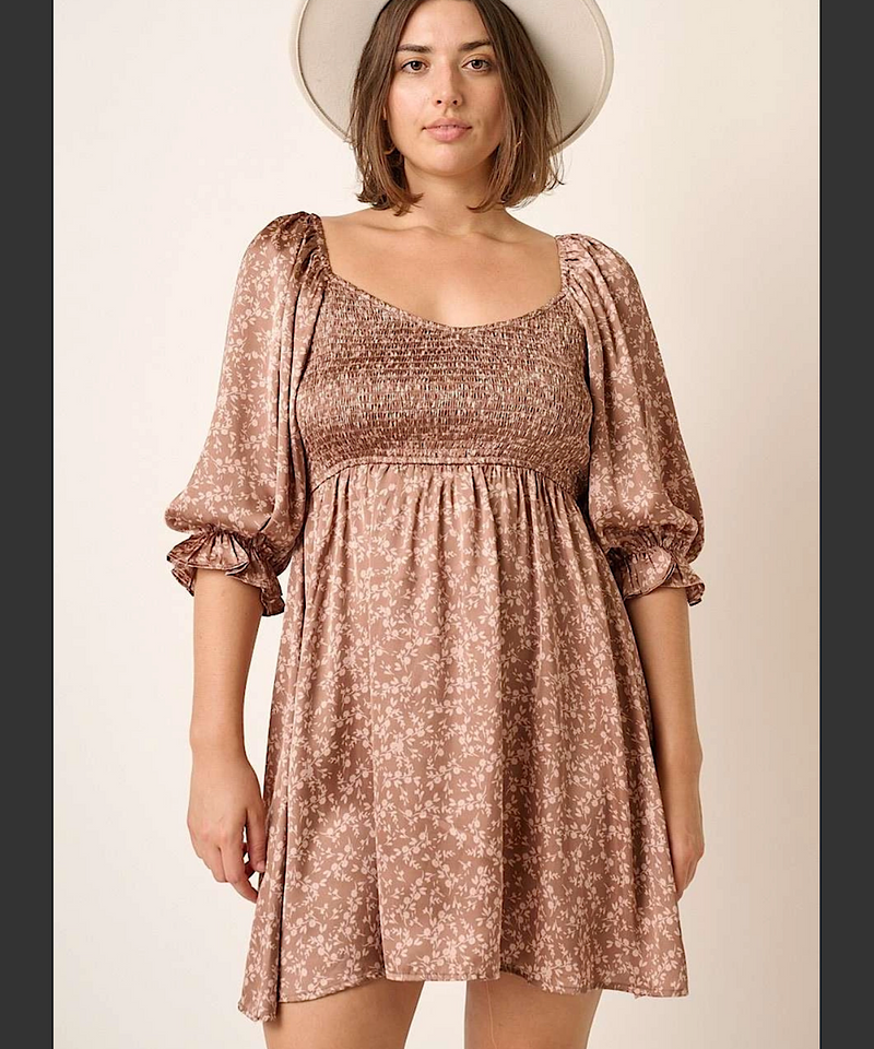 The Audrey Dress (Mocha)