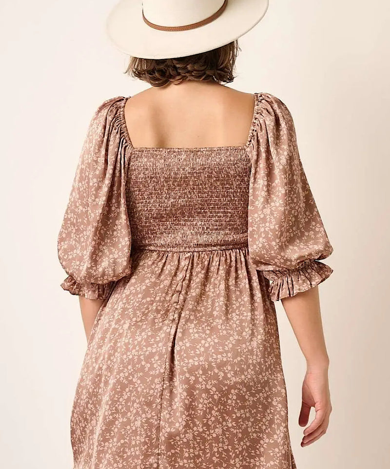 The Audrey Dress (Mocha)