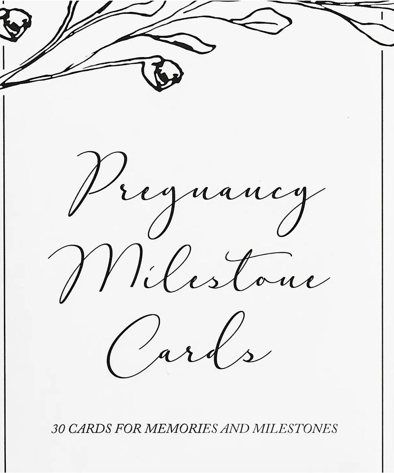 Pregnancy Milestone Cards