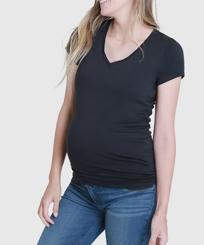 The Evelyn Essential Tee (Black)