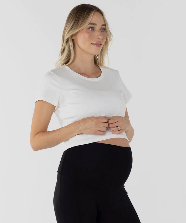 The Celia Cotton Crop Tee