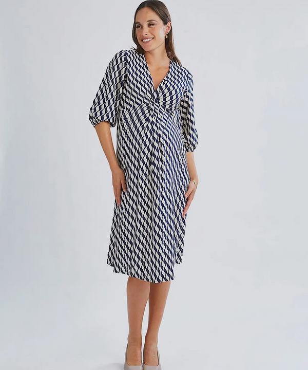 The Elea Geometric Wave Dress
