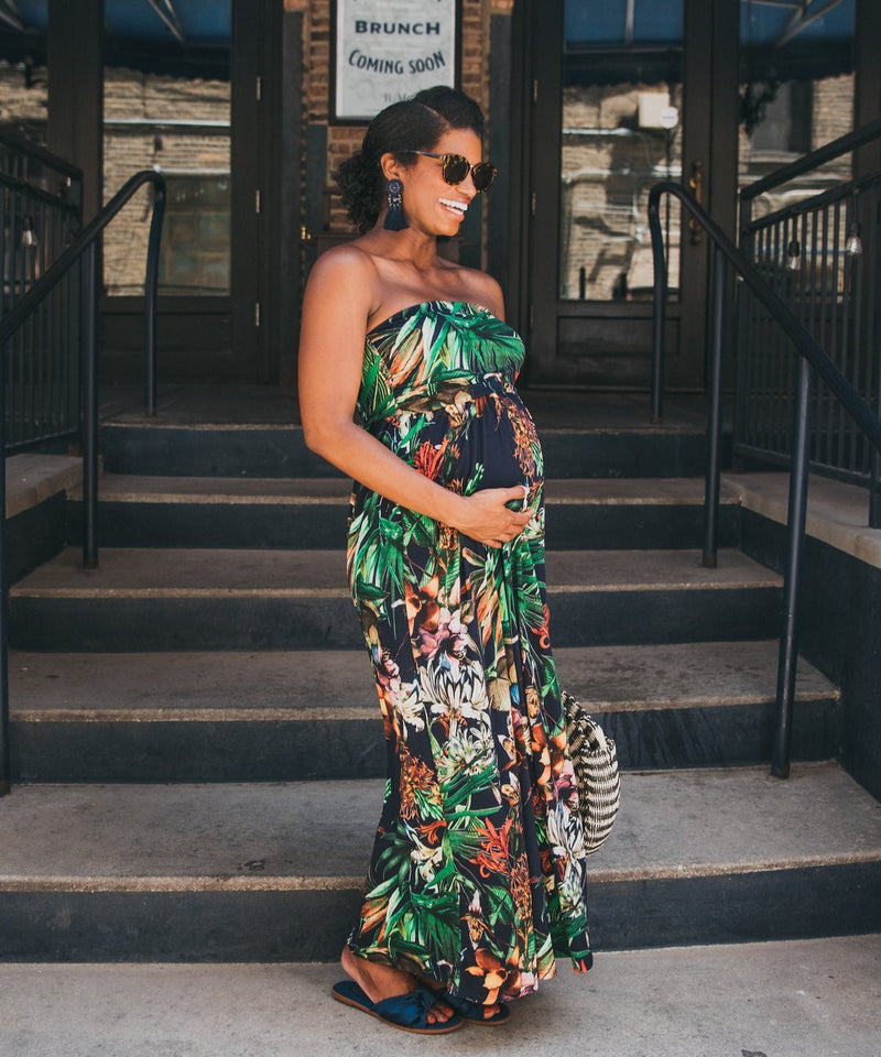 The Camila Maternity Maxi Dress