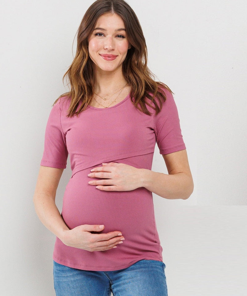 The Alley Maternity & Nursing Top (Oatmeal)